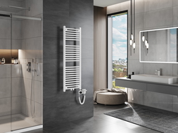 Radiator electric Mexen Mars 1200 x 400 mm, 400 W, alb - W110-1200-400-6400-20