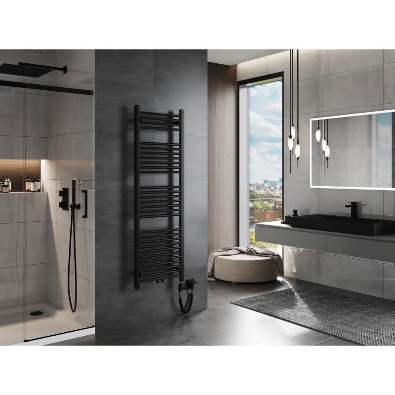 Mexen Mars elektromos radiátor 1500 x 500 mm, 600 W, fekete - W110-1500-500-6600-70