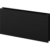 Mexen CHF20 Hygiene Flat radiátor 500 x 1500 mm, oldalsó csatlakozás, 1294 W, fekete - W420HF-050-150-70