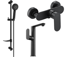 Mexen Milo DF40 set de duș, negru - 713154DF40-70