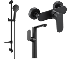 Mexen Milo DF05 set de duș, negru - 713154DF05-70