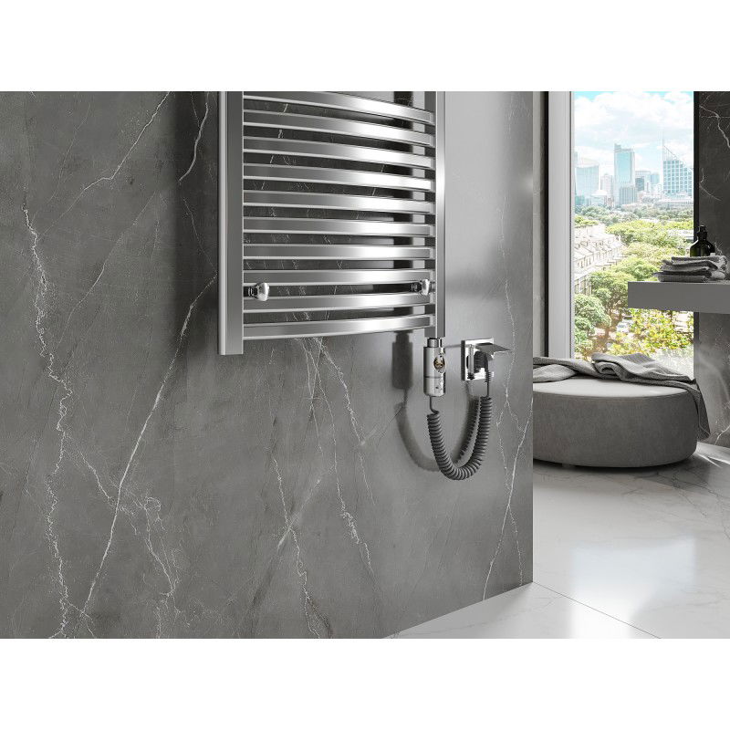 Mexen Helios elektromos radiátor 800 x 500 mm, 300 W, króm - W103-0800-500-2300-01