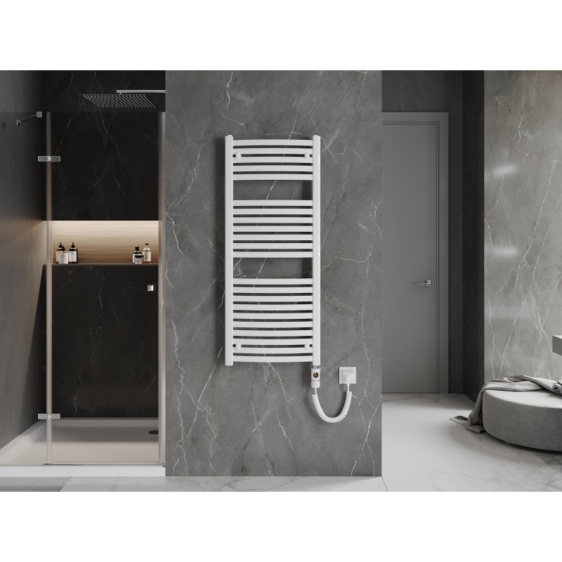 Mexen Helios elektromos radiátor 1200 x 500 mm, 600 W, fehér - W103-1200-500-2600-20