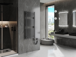 Mexen Helios radiator electric 1200 x 500 mm, 600 W, antracit - W103-1200-500-2600-66