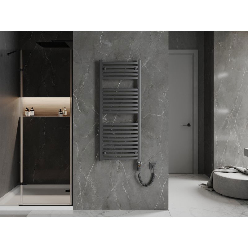 Mexen Helios radiator electric 1200 x 500 mm, 600 W, antracit - W103-1200-500-2600-66