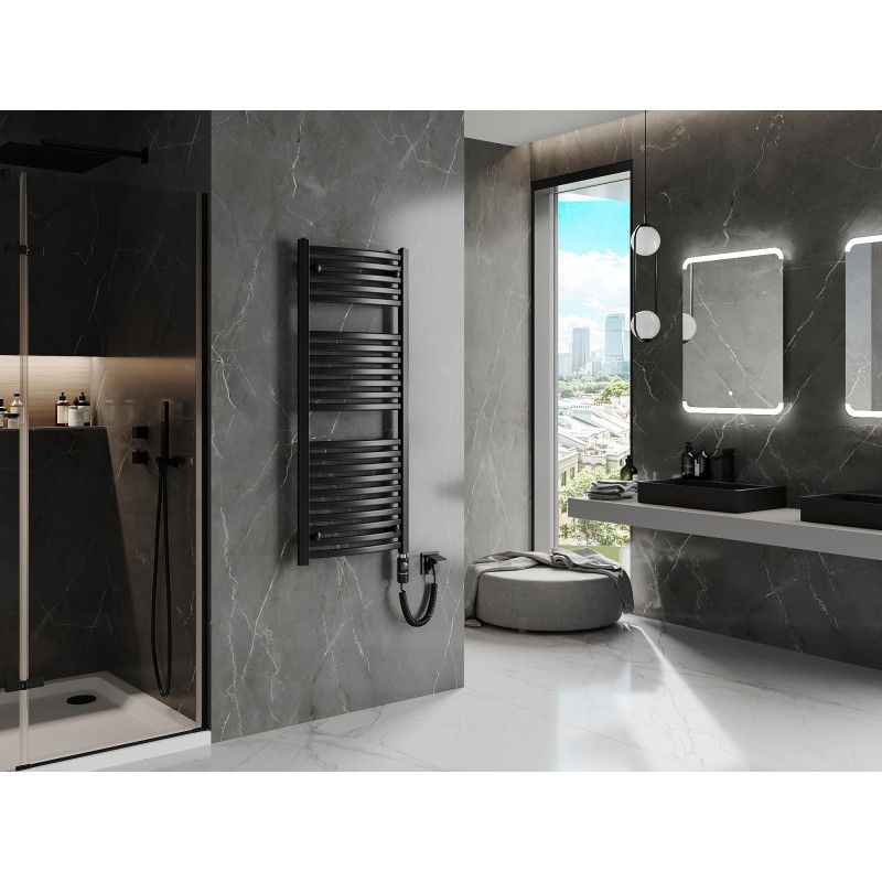 Mexen Helios radiator electric 1200 x 500 mm, 600 W, negru - W103-1200-500-2600-70