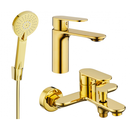 Mexen Milo R40 set de cadă, auriu - 71303R40-50