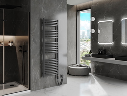 Mexen Helios elektromos radiátor 1500 x 500 mm, 900 W, antracit - W103-1500-500-2900-66