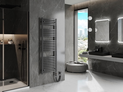 Mexen Helios radiator electric 1500 x 500 mm, 900 W, antracit - W103-1500-500-2900-66