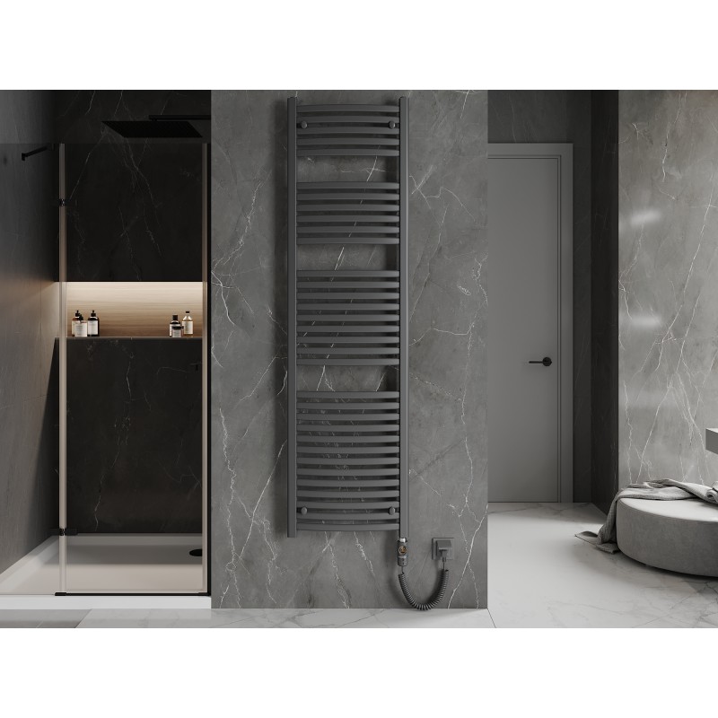 Mexen Helios elektromos fűtőtest 1800 x 500 mm, 900 W, antracit - W103-1800-500-2900-66