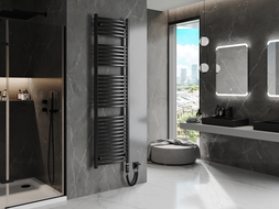 Mexen Helios elektromos radiátor 1800 x 500 mm, 900 W, fekete - W103-1800-500-2900-70