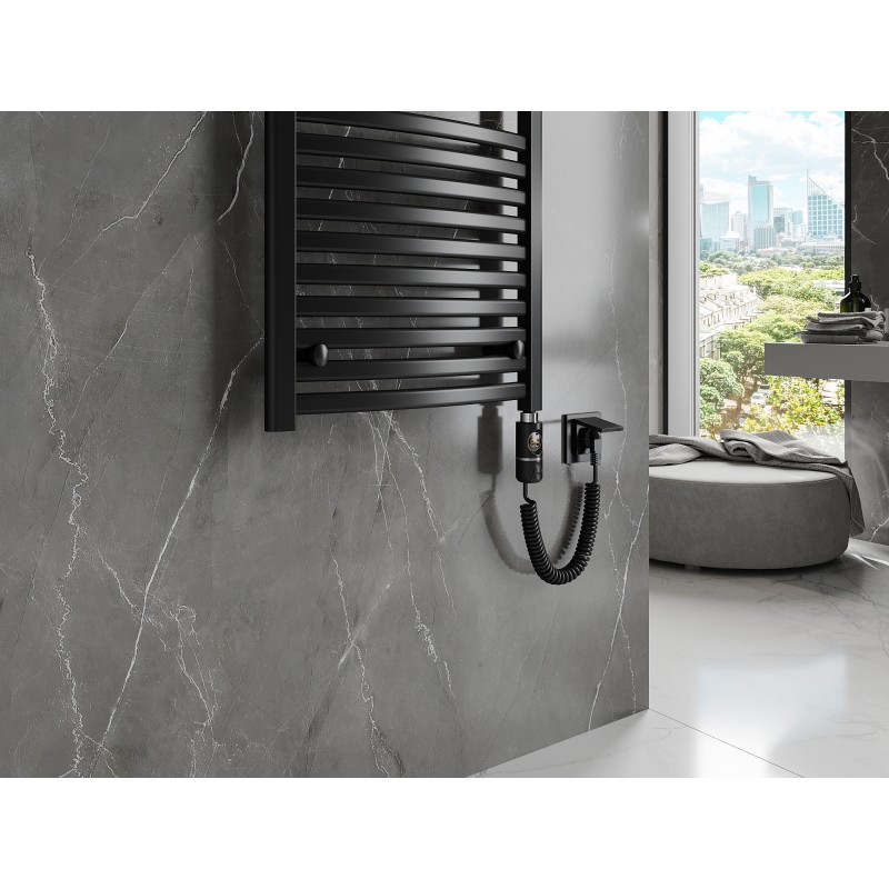 Mexen Helios elektromos radiátor 1800 x 500 mm, 900 W, fekete - W103-1800-500-2900-70