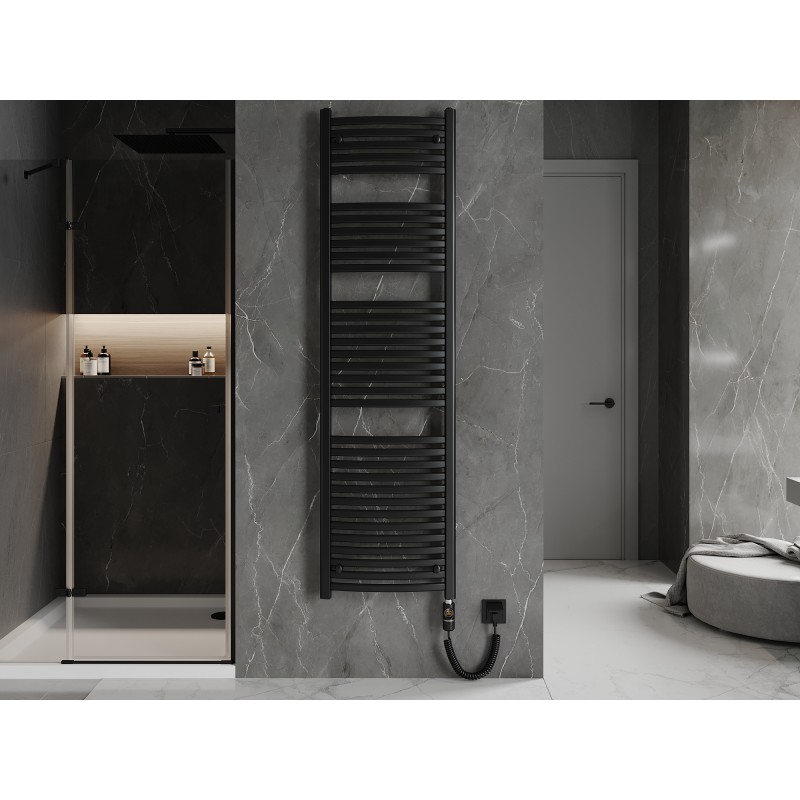 Mexen Helios elektromos radiátor 1800 x 500 mm, 900 W, fekete - W103-1800-500-2900-70