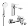 Mexen Milo R05 fürdőkád szett, króm - 71303R05-00