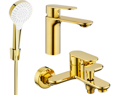 Mexen Milo R05 set pentru cadă, auriu - 71303R05-50