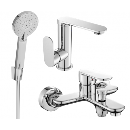 Mexen Milo R40 fürdőkád készlet, króm - 713053R40-00