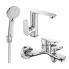 Mexen Milo R40 fürdőkád készlet, króm - 713053R40-00