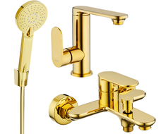 Mexen Milo Set de baie R40, auriu - 713053R40-50