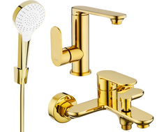 Mexen Milo R05 set cadă, auriu - 713053R05-50