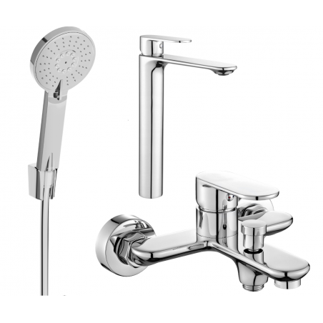 Mexen Milo Set de cadă R40, crom - 71313R40-00