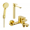 Mexen Milo R40 set pentru cadă, auriu - 71313R40-50