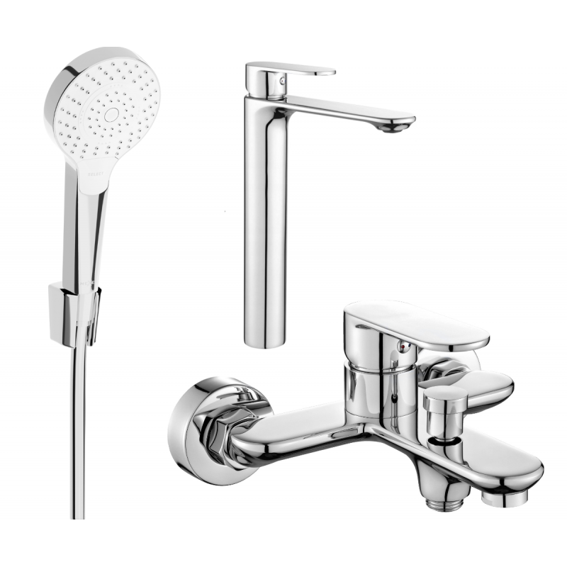 Mexen Milo Set cadă R05, crom - 71313R05-00