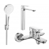 Mexen Milo R05 fürdőkád készlet, króm - 71313R05-00