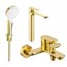 Set cadă Mexen Milo R05, auriu - 71313R05-50