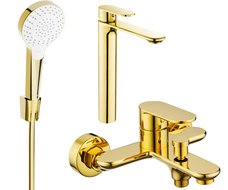 Mexen Milo R05 set cadă, auriu - 71313R05-50