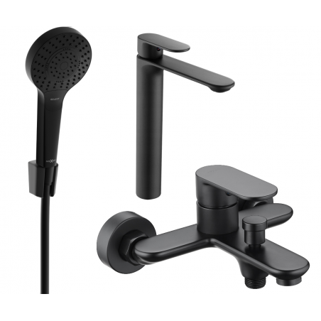 Mexen Milo Set pentru cadă R05, negru - 71313R05-70