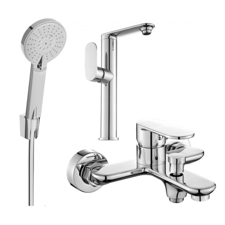 Mexen Milo Set cadă R40, crom - 713153R40-00