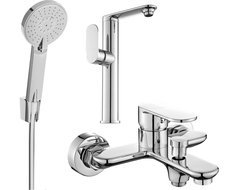 Mexen Milo Set cadă R40, crom - 713153R40-00