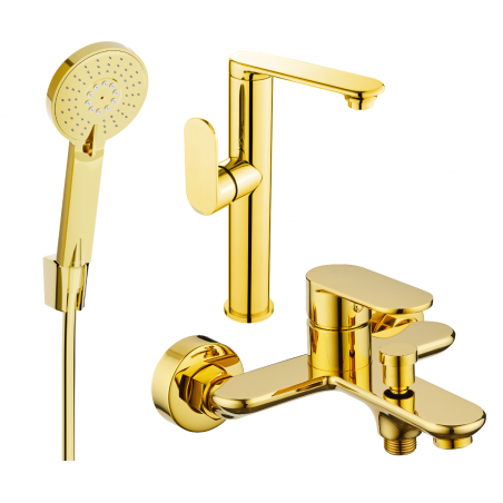 Mexen Milo R40 kád készlet, Arany - 713153R40-50