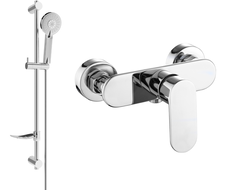 Mexen Milo DF40 zuhanycsaptelep zuhanyszettel, króm - 7134R40-00