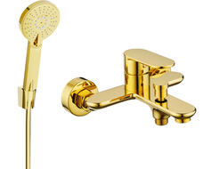 Mexen Milo R40 robinet pentru cadă cu set de duș, auriu - 7133R40-50