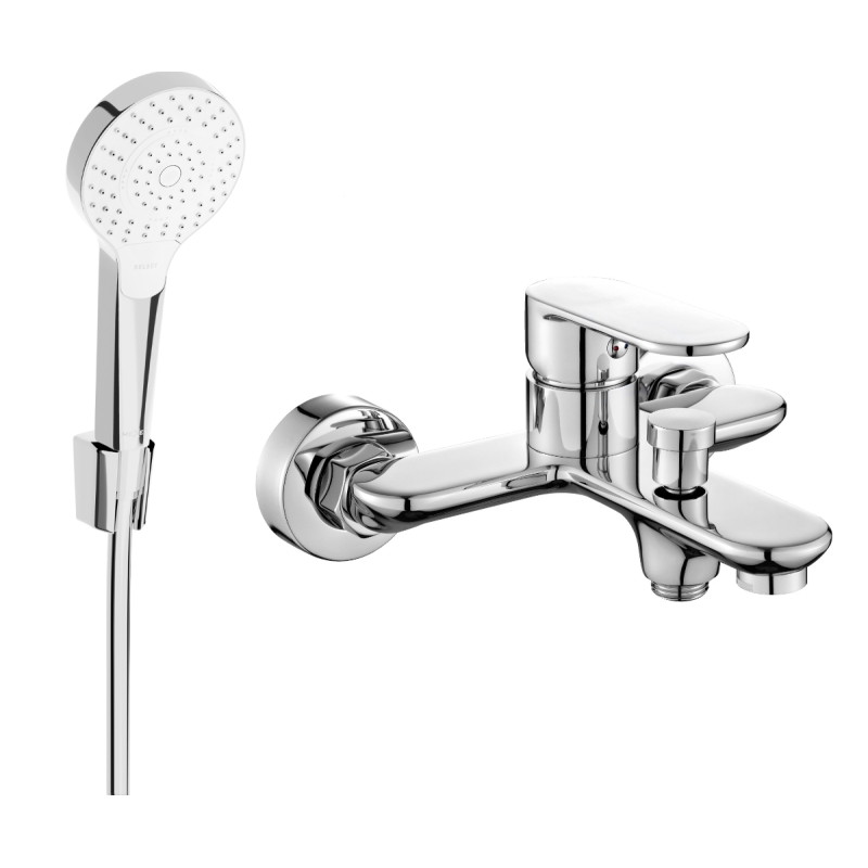 Mexen Milo R05 baterie de cadă cu set de duș, crom - 7133R05-00