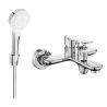 Mexen Milo R05 baterie cadă cu set pentru duș, Crom - 7133R05-00