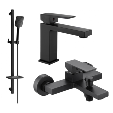 Mexen Uno Set cadă DQ62, negru - 71403DQ62-70