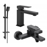 Mexen Uno Set cadă DQ62, negru - 71403DQ62-70