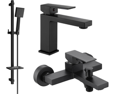 Mexen Uno DQ45 set de cadă, negru - 71403DQ45-70