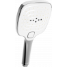 Mexen R-17 3-funkciós kézi zuhanyfej, króm/fehér - 79517-02