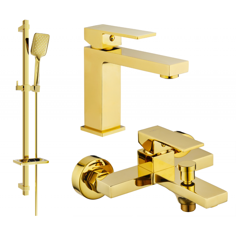 Mexen Uno Set cadă DQ62, auriu - 71403DQ62-50