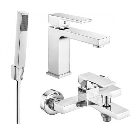 Mexen Uno Set cadă R77, crom - 71403R77-00