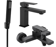 Mexen Uno R77 set de baie, negru - 71403R77-70