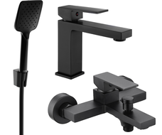 Mexen Uno R62 set de baie, negru - 71403R62-70