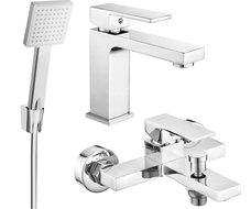 Mexen Uno R45 set de baie, crom - 71403R45-00