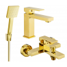 Mexen Uno R45 set de baie, auriu - 71403R45-50