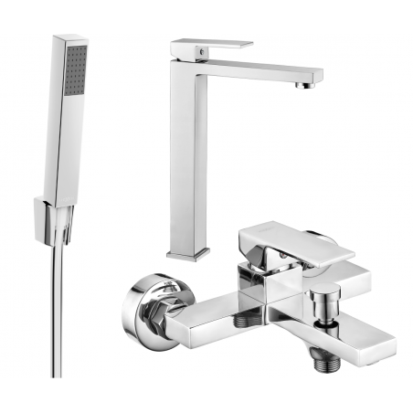 Mexen Uno Set cadă R77, crom - 71413R77-00