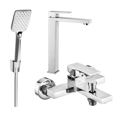 Mexen Uno Set cadă R62, crom - 71413R62-00