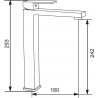 Mexen Uno R45 set cadă, Crom - 71413R45-00